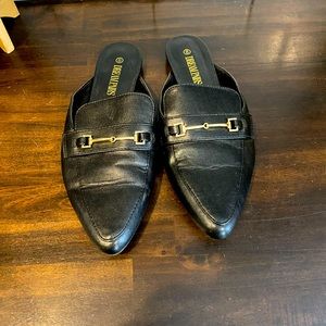 Dreampairs Black Loafers Size 8